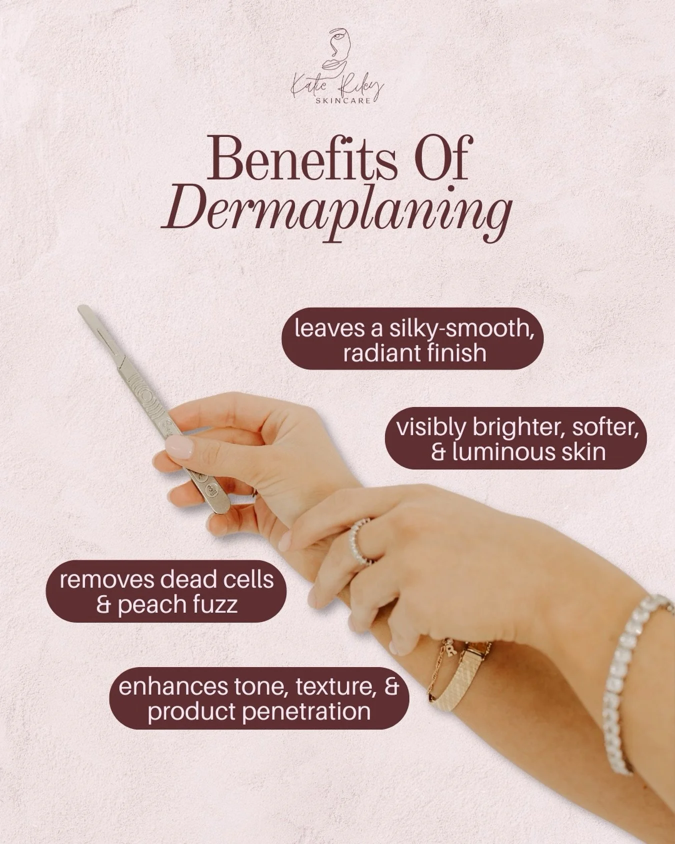 The softest skin of your life&hellip; in one appointment🙆🏼&zwj;♀️

Dermaplaning gently exfoliates + reveals that fresh, radiant layer underneath.
Your skin but elevated 🤍

Link in bio to book! 💘

#katierileyskincare #arizonaskincare #scottsdalesk