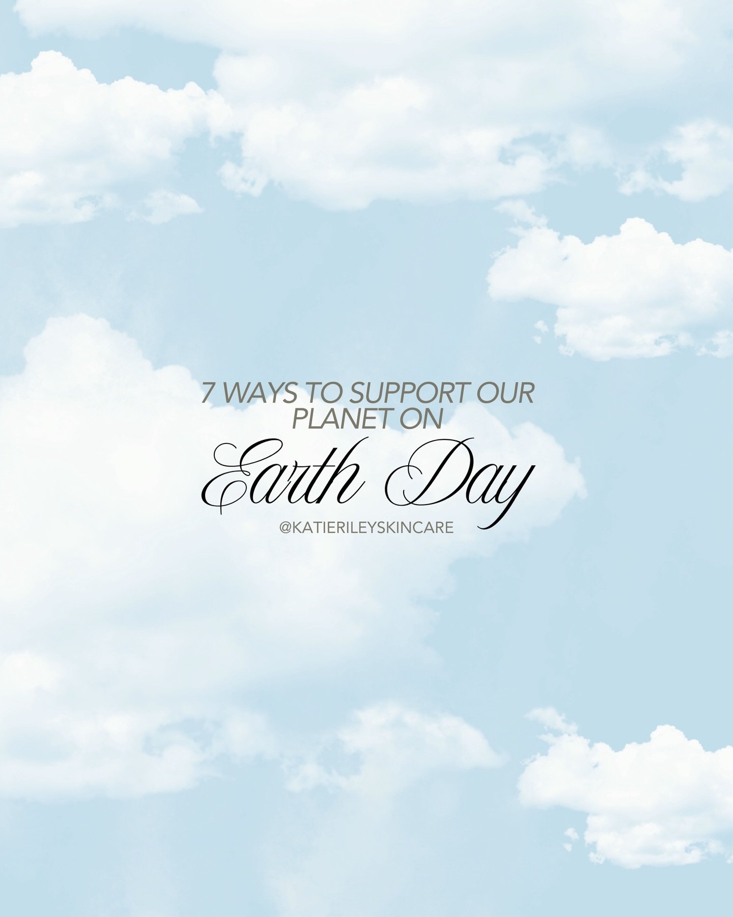 Small swaps, big impact 🌎✨

This Earth Day (and every day), it&rsquo;s the little habits that add up:  ditch the wipes, bring your own bag, sip from a reusable, choose reef-safe SPF, move your body instead of your car, pick up what doesn&rsquo;t bel