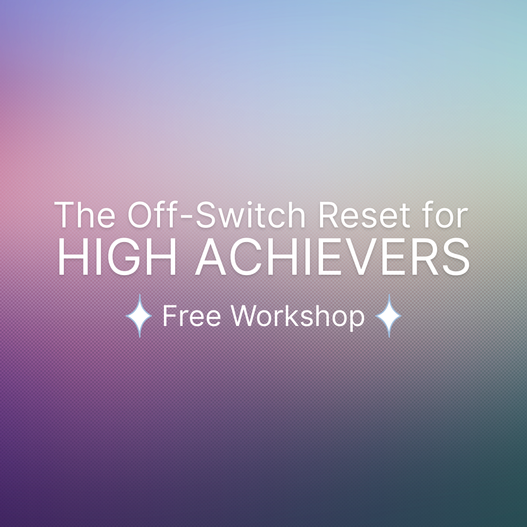 The Off-Switch Reset for High Achievers