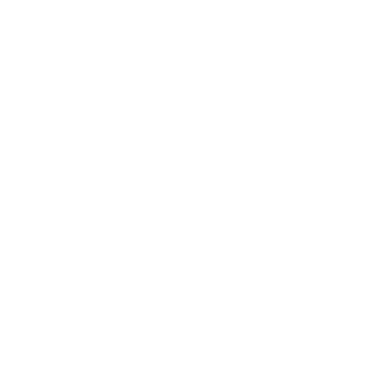 Outline of a face mask with ear loops on a black background