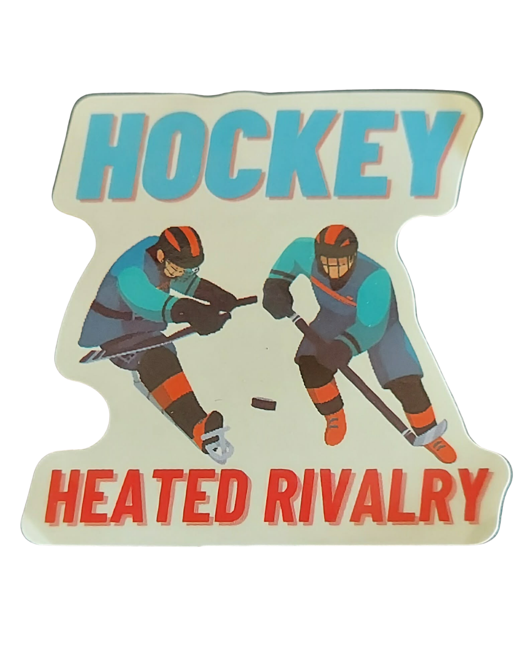 Hockey Heated Rivalry sticker (no additional shipping fees added)