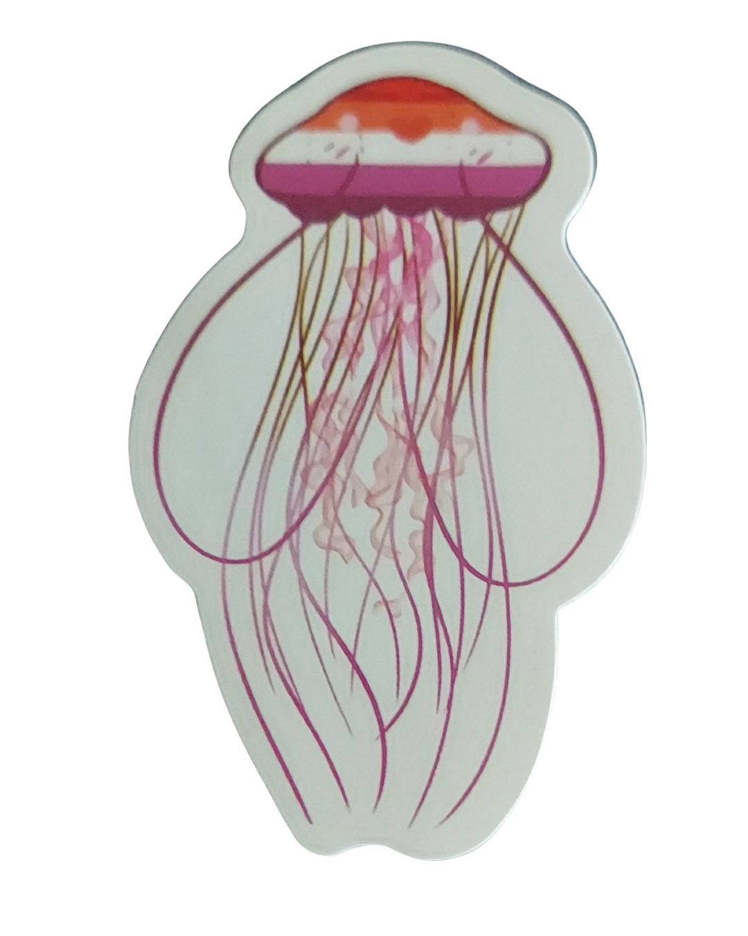 Jellyfish lesbian Sticker (No additional shipping fees added)