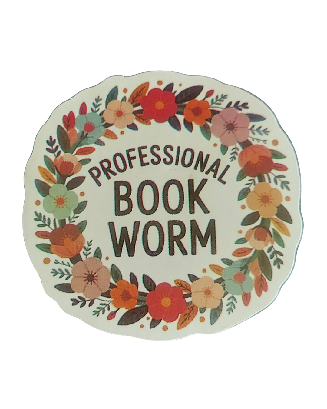 Professional Bookworm Sticker (no additional shipping fees applied)