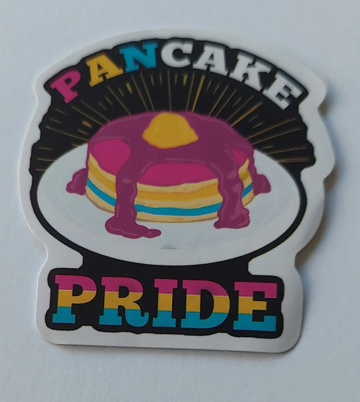 PANcake Pride Sticker (No additional shipping fees added at checkout)