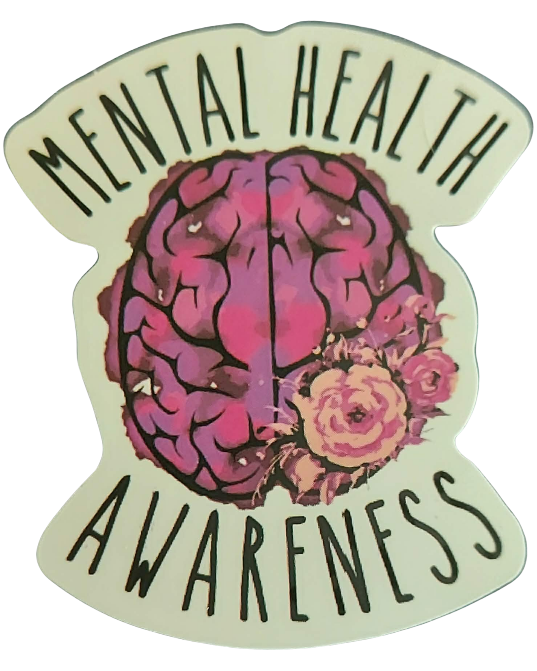 Mental Health Awareness sticker (no additional shipping fees added)