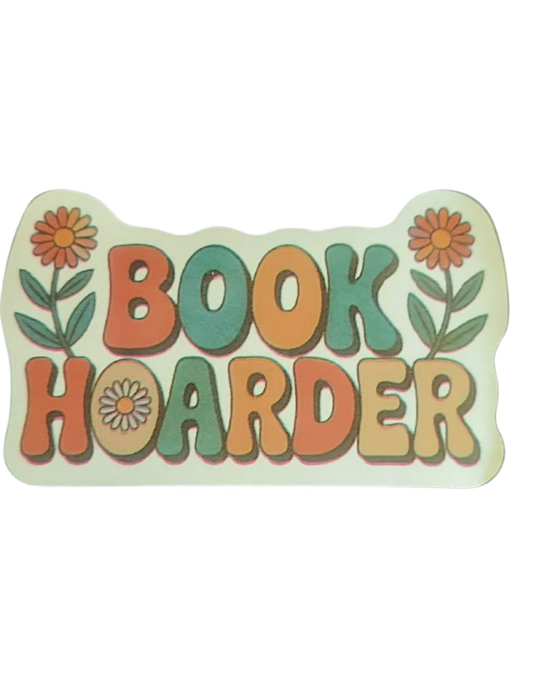 Book Hoarder  Sticker (No additional shipping fee added)