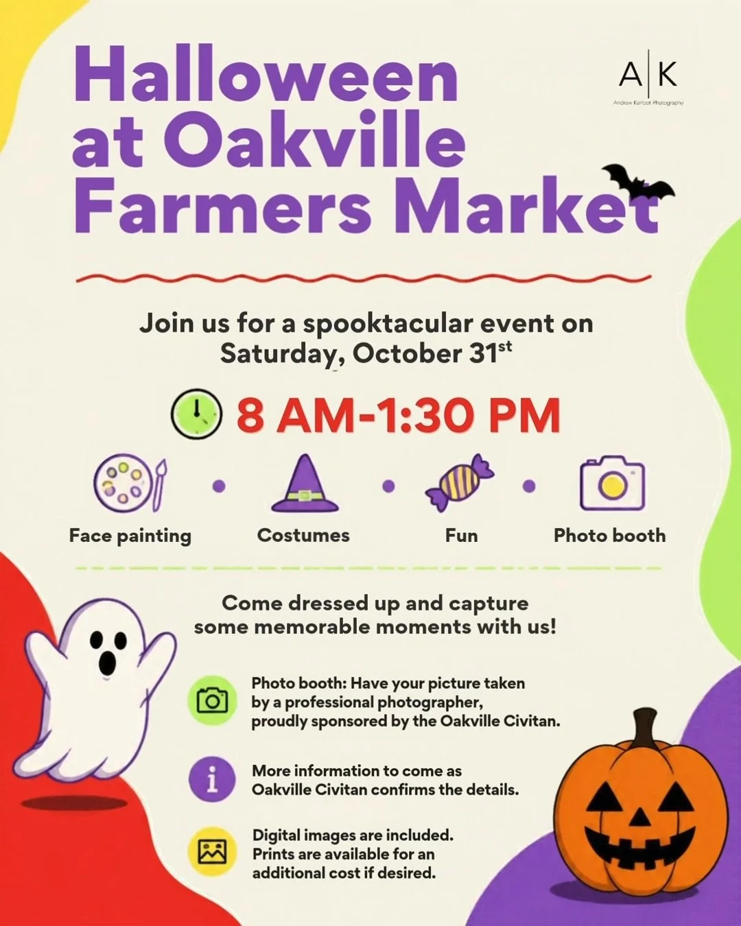 Halloween Spectacular at Oakville Farmers Market