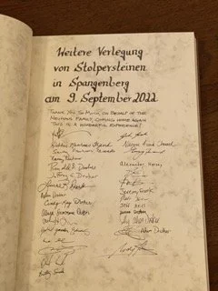 Our family's signatures