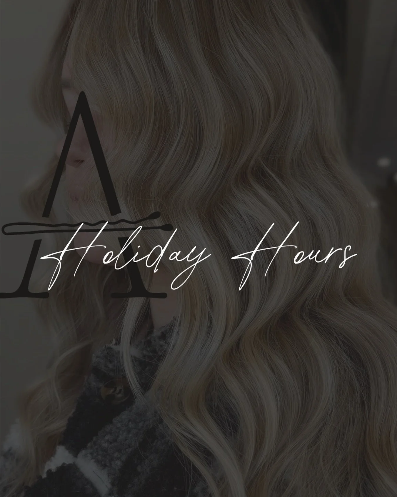 The salon will be closed tomorrow + Friday so our stylists can enjoy the holiday with their families 🦃🍂 See you back for another great hair day on Monday! 🖤