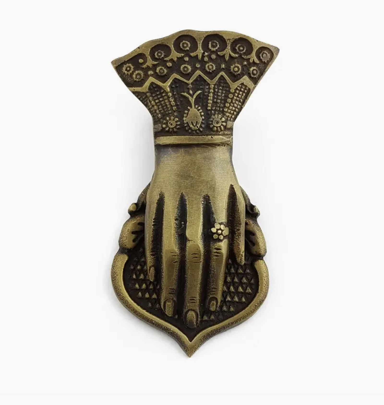 Victorian Brass Hand Clip