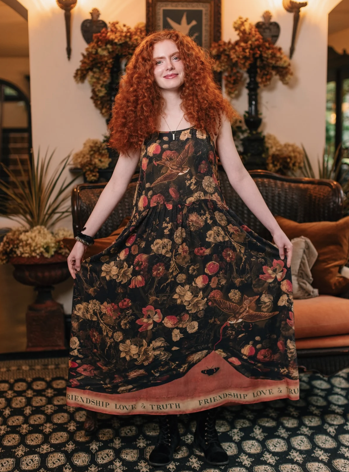 Heart Of Gold Bohéme Slip Dress