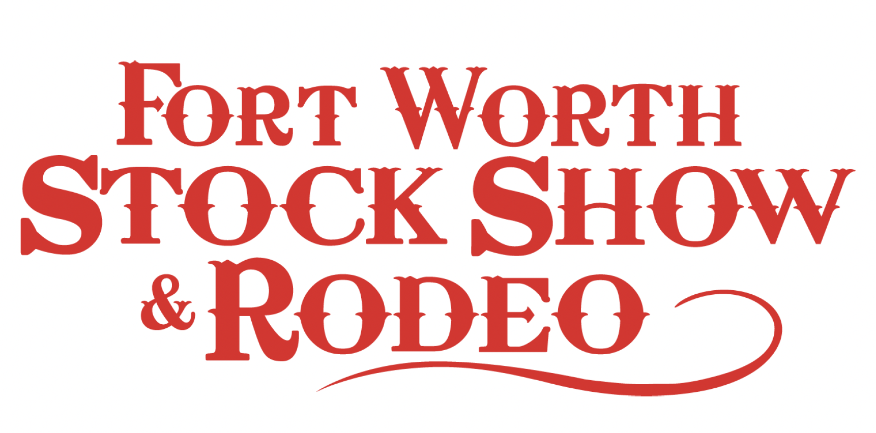 Red text announcing Fort Worth Stock Show & Rodeo.