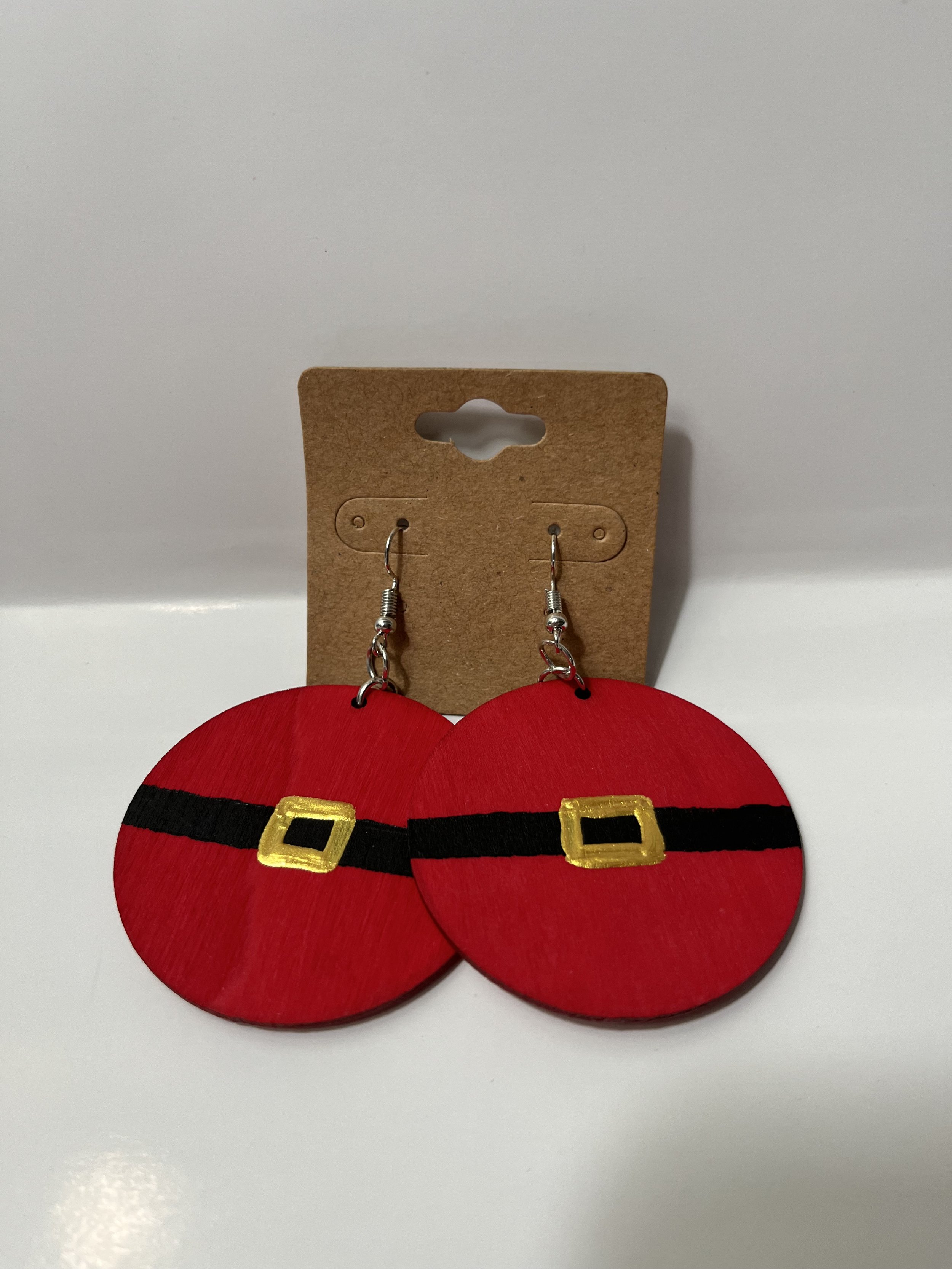 Santa Belt Earrings