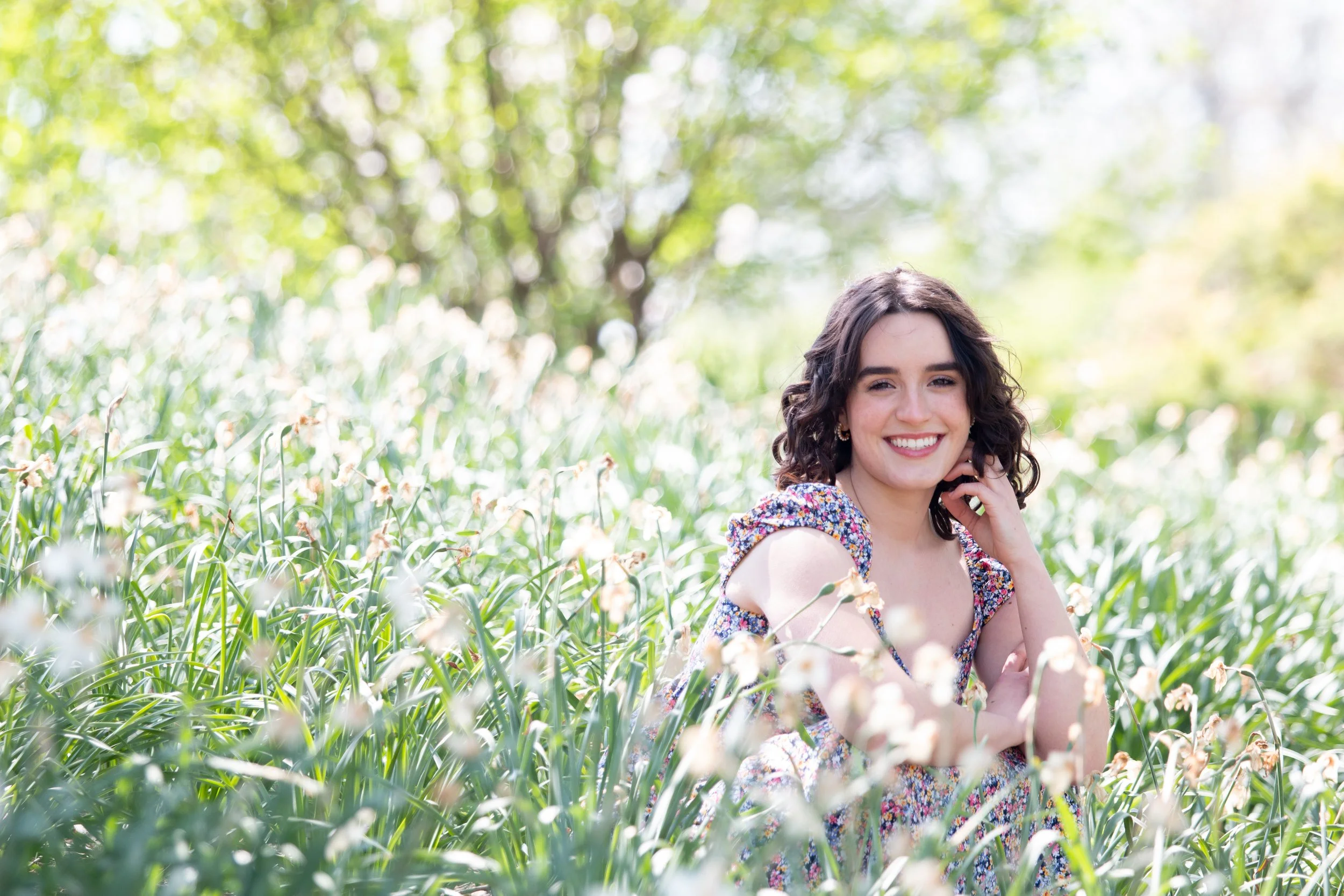 Senior portrait at an urban industrial location in Cincinnati with gritty textures and cool architecture in the background