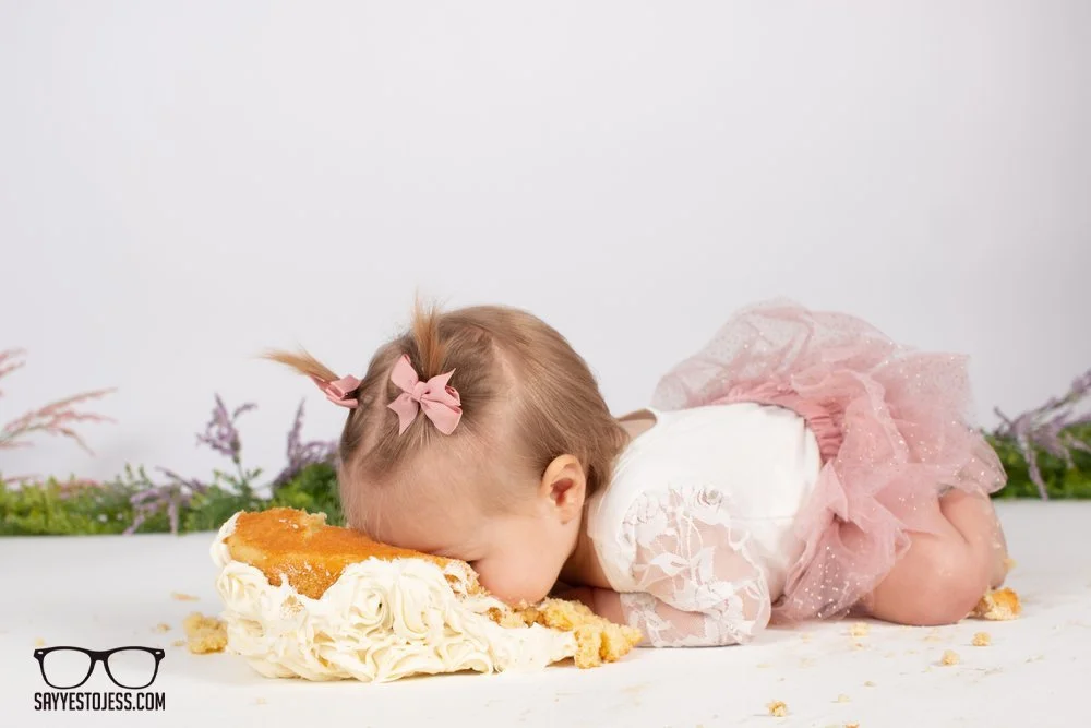 POV: When you're siblings are fur babies, your 1st birthday cake smash is easy peasy!