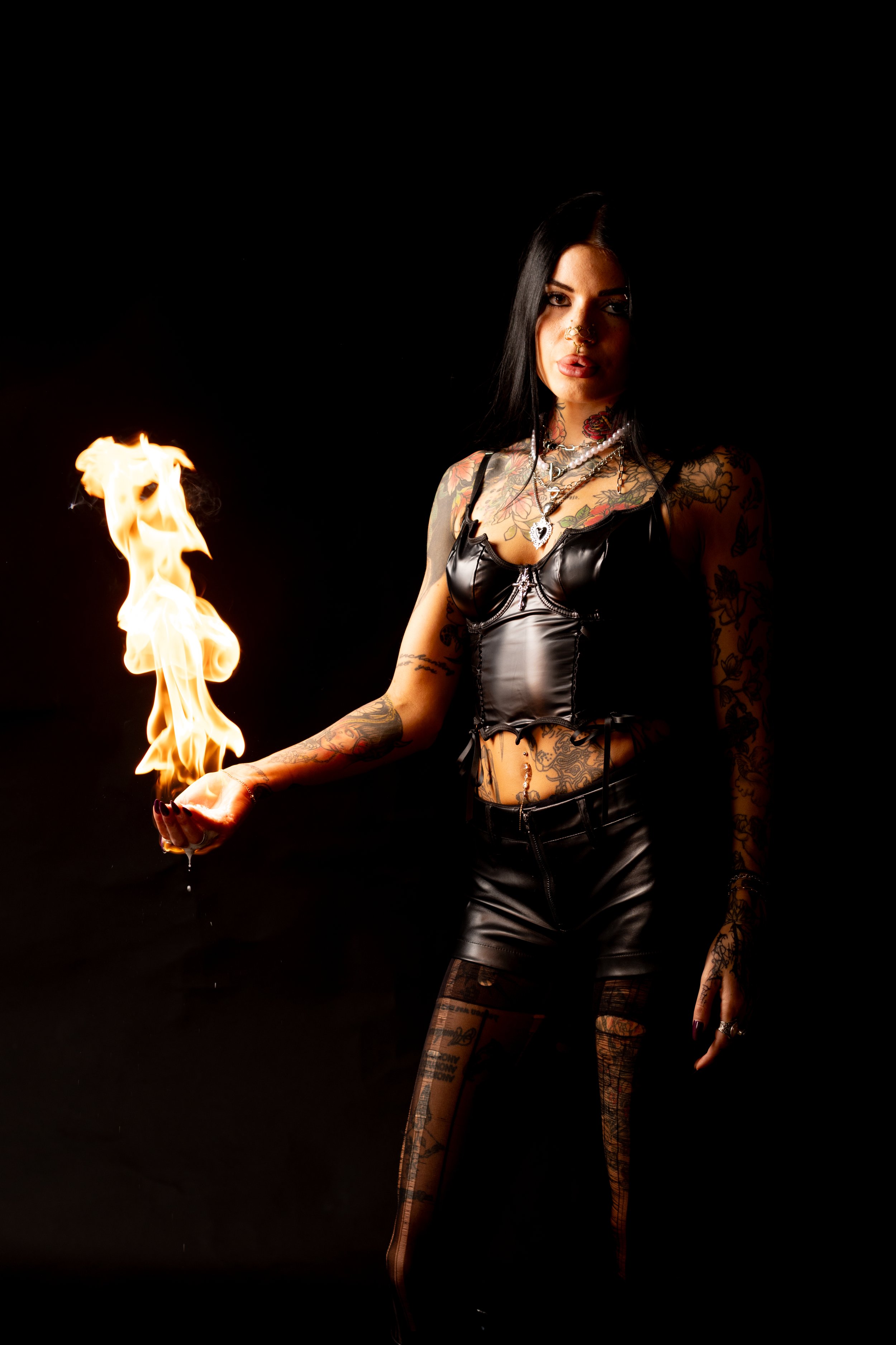 Woman celebrating herself during a Celebrate HER photography session with bold styling at Say Yes to Jess in Cincinnati