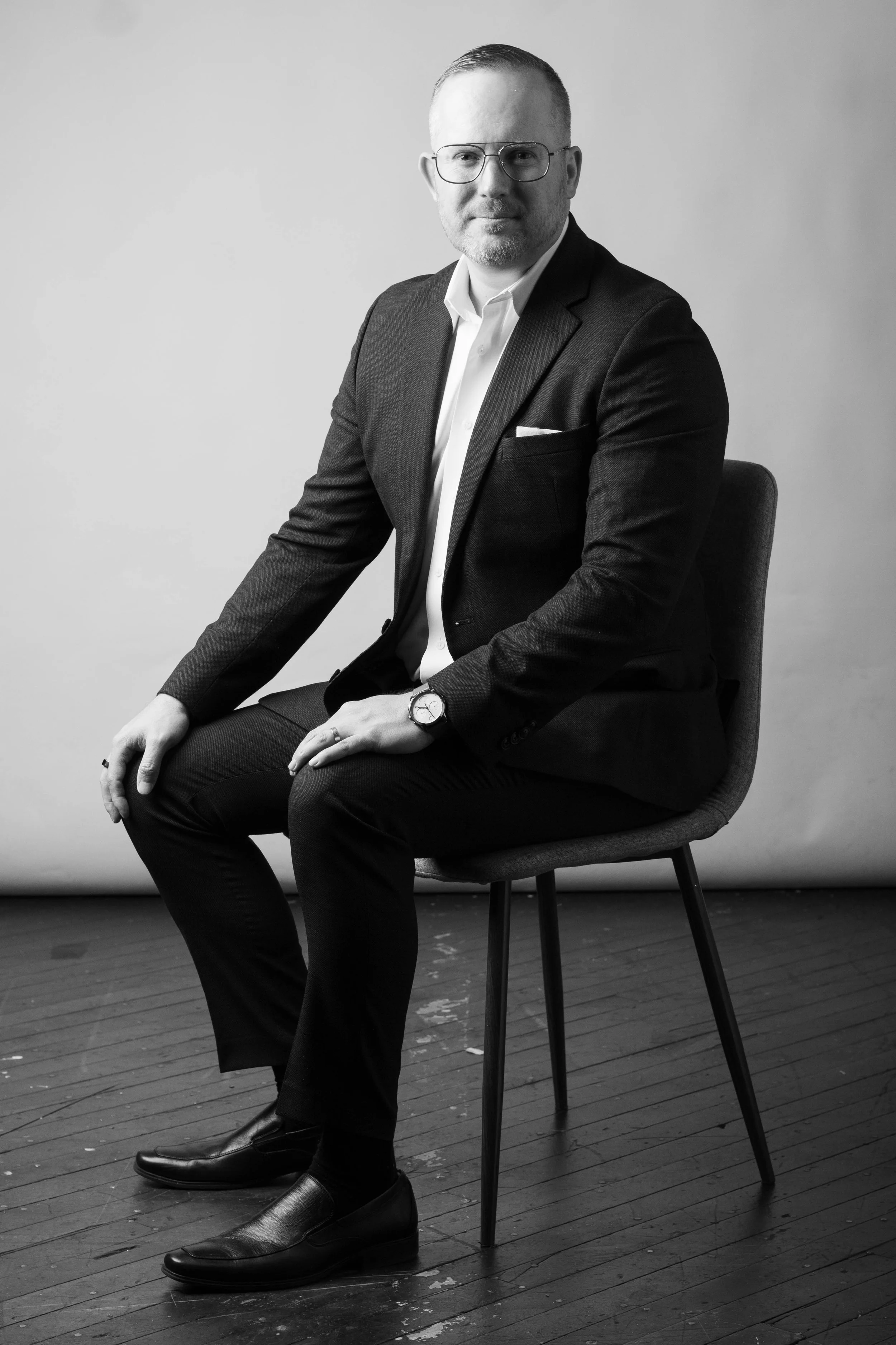 Professional branding headshot showing confidence and personality at Say Yes to Jess photography studio Cincinnati Ohio