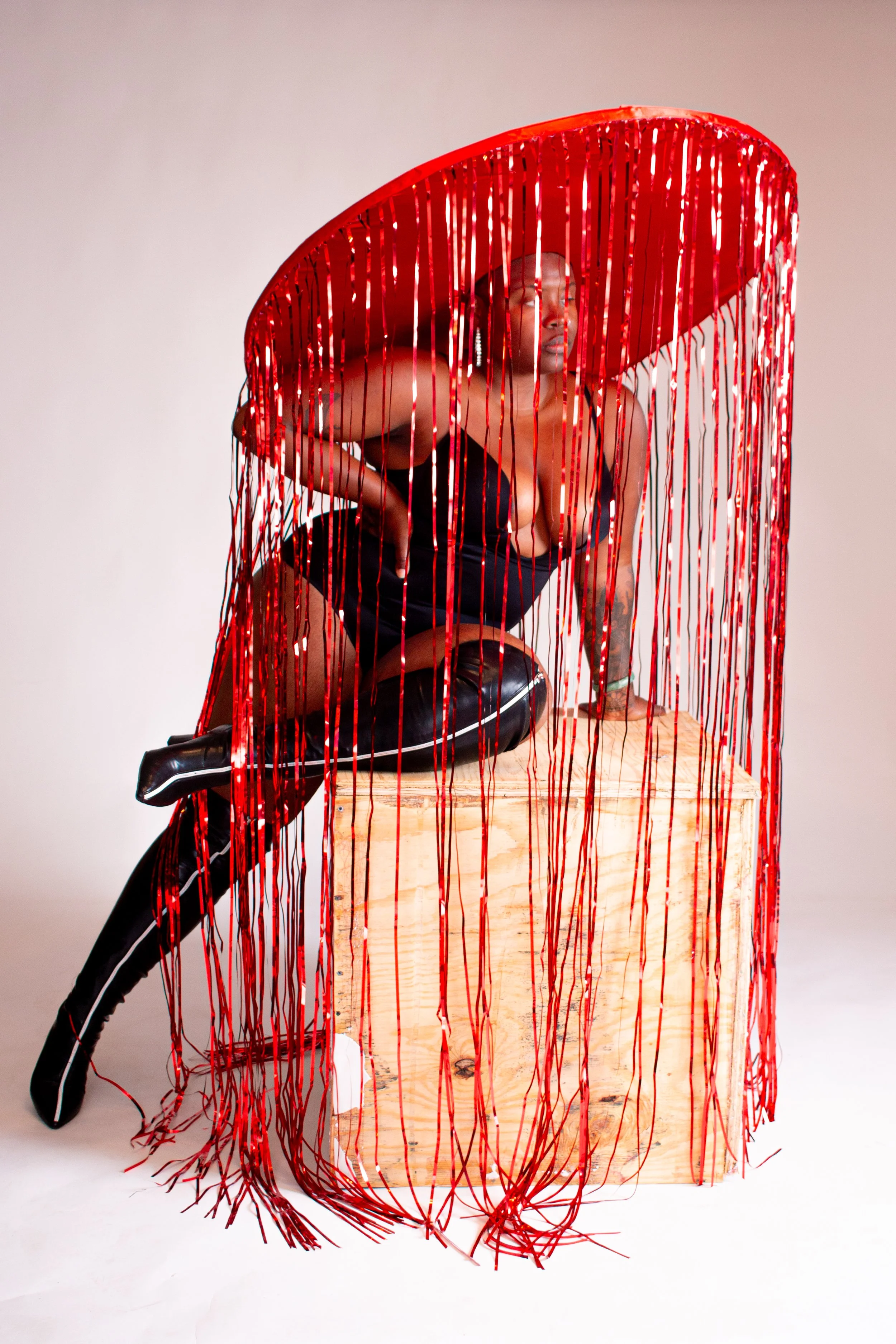 Woman showing up for herself during an empowering photoshoot at Say Yes to Jess photography studio in Cincinna