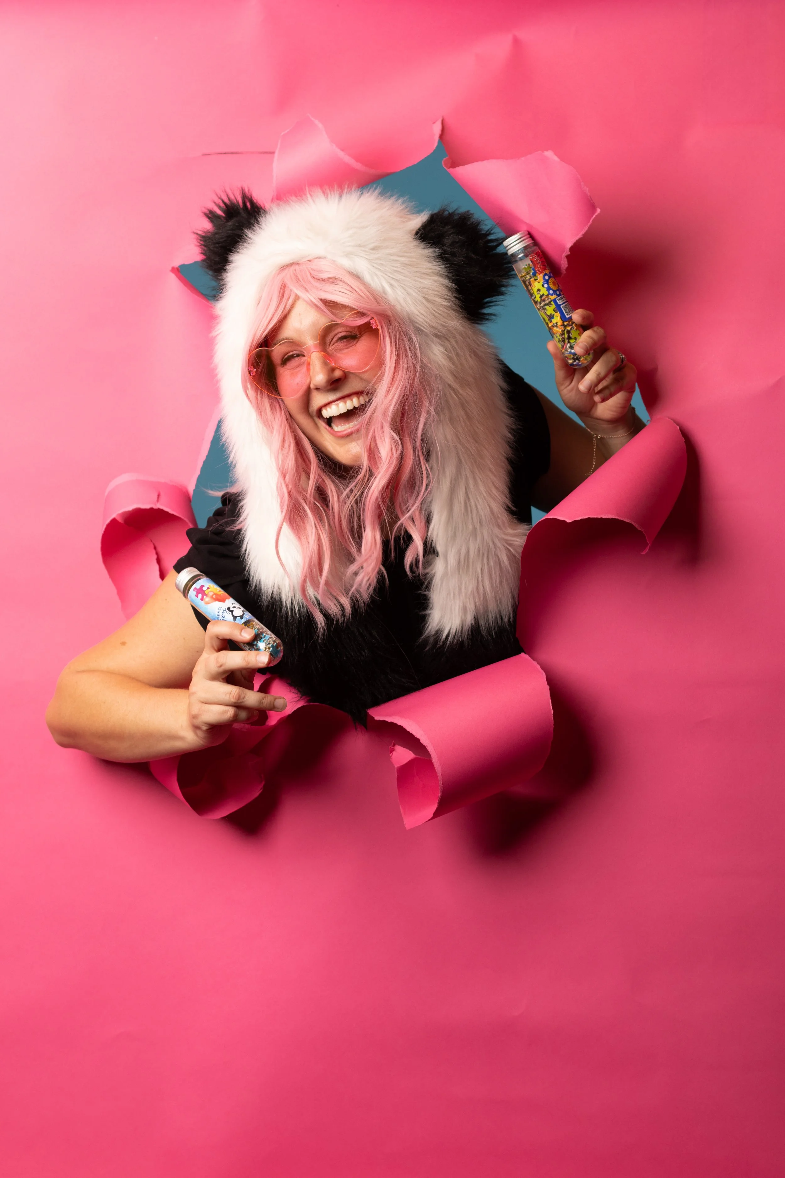 Creative professional headshot with dramatic lighting at Say Yes to Jess studio in Cincinnati Ohio