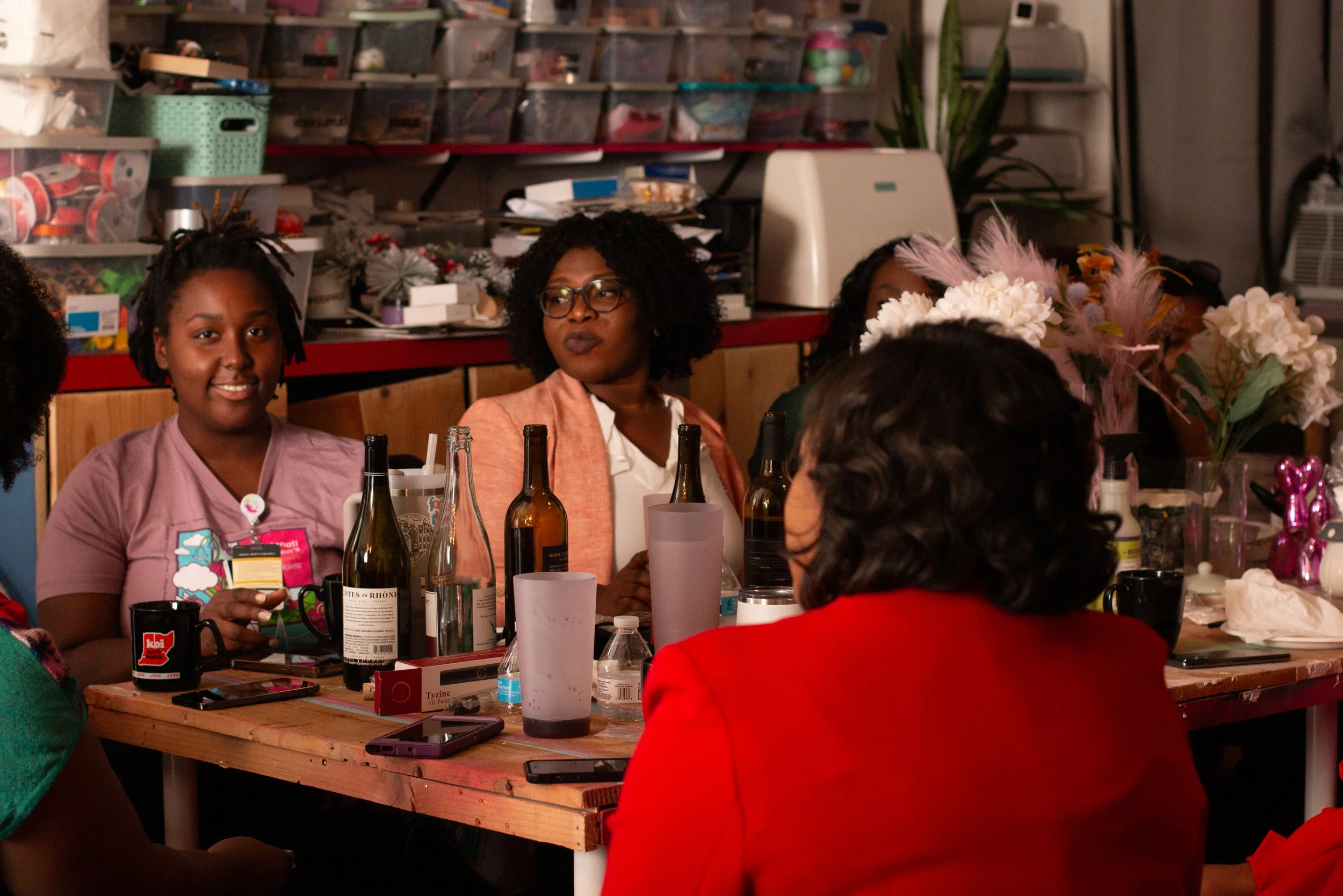 Professional headshot with natural expression and studio lighting at Say Yes to Jess in Cincinnati