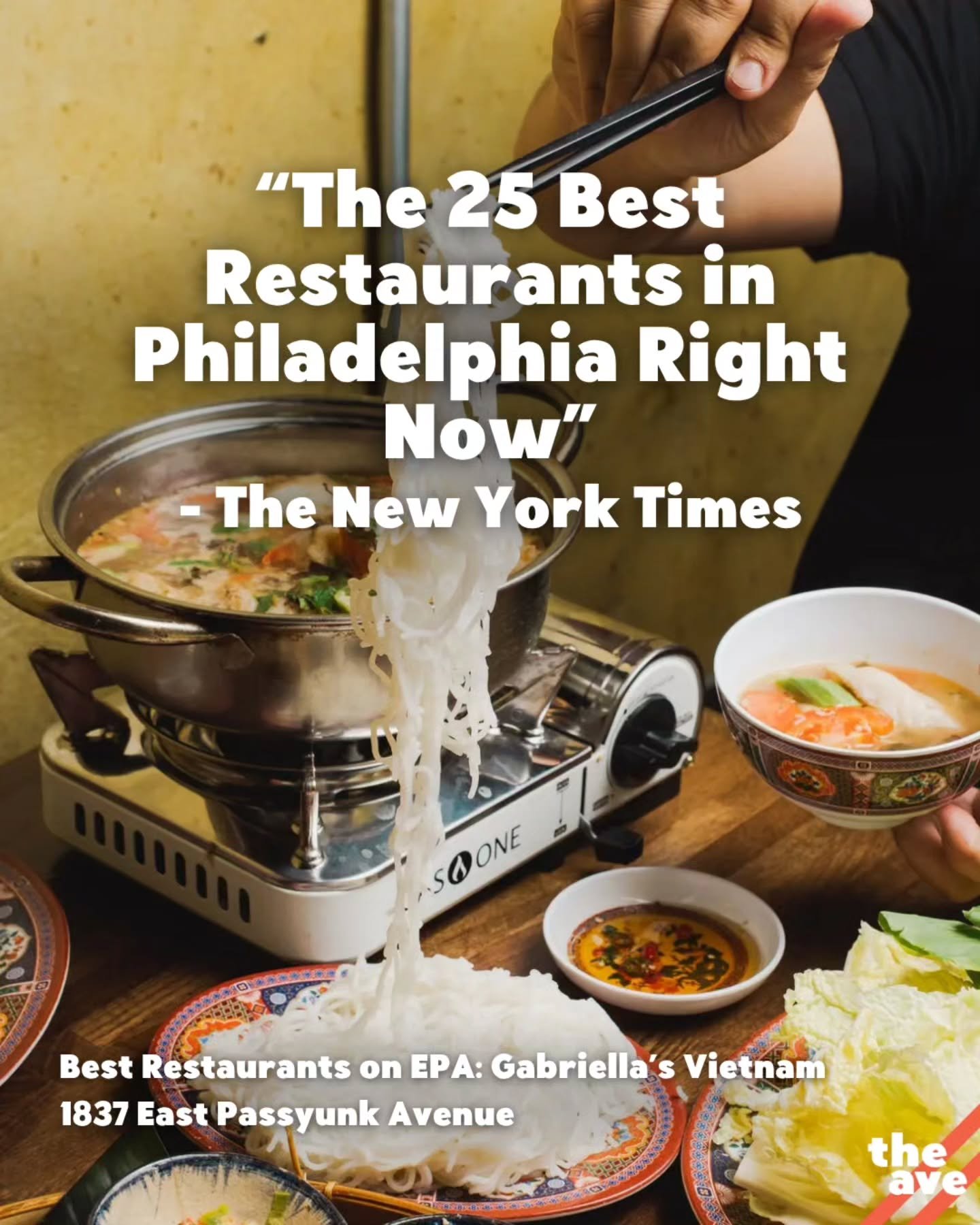 Y'all - THREE restaurants on the Avenue made it onto @nytimes' list of The 25 Best Restaurants in Philadelphia Right Now!! 🏆🍴 Give these businesses a round of applause 👏 and make your reservations now!! 

Take a bite out @eastpassyunk most critica