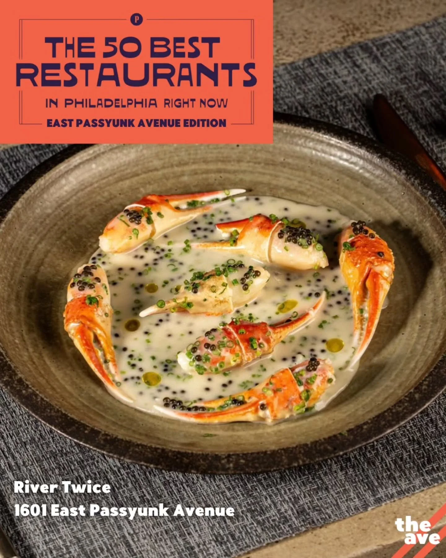 We're enjoying the snow &amp; thinking about all the yummy meals we've had on the Avenue... 🍽️❄️ HBU?

🗞️👉 @foobooz x @phillymag just dropped their guide to the 50 Best Restaurants in Philadelphia Right Now &amp; of COURSE the Avenue made the list