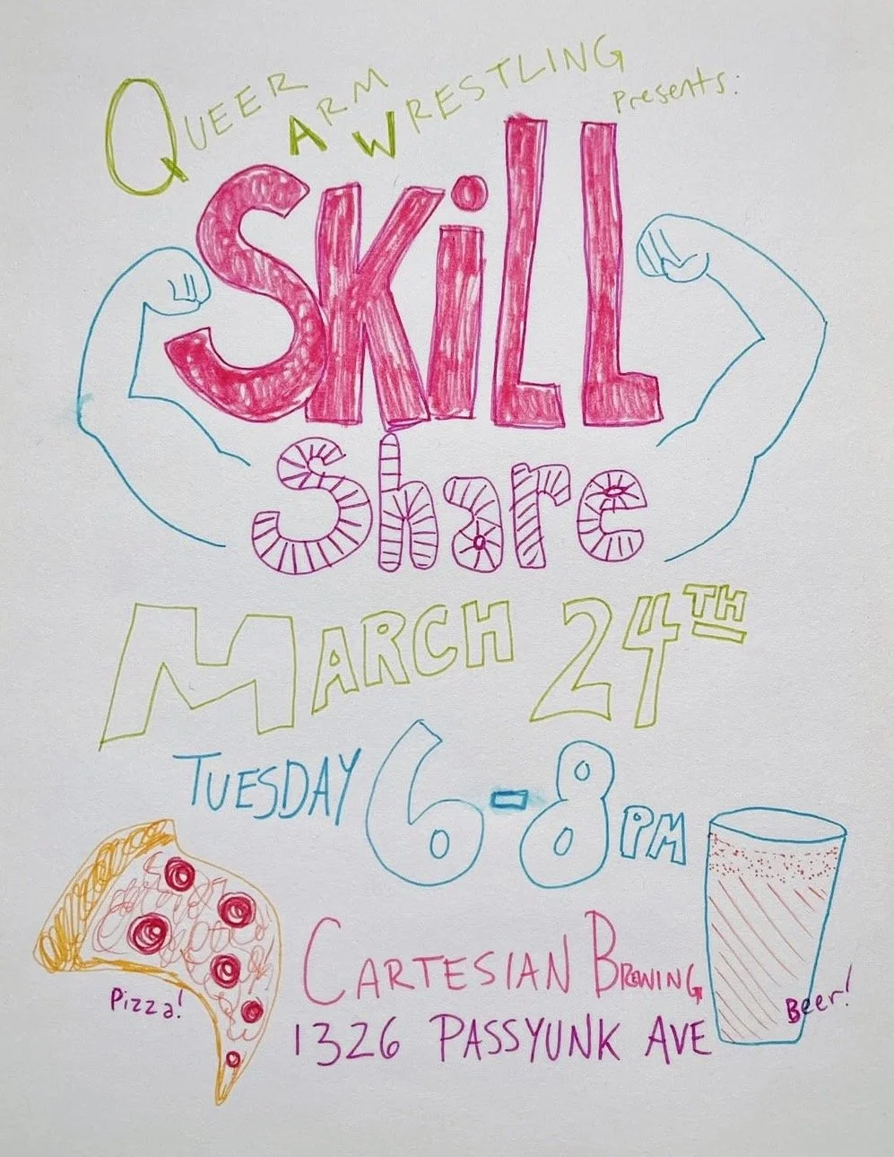 Cartesian Brewing - Queer Arm Wrestling Presents: Skill Share