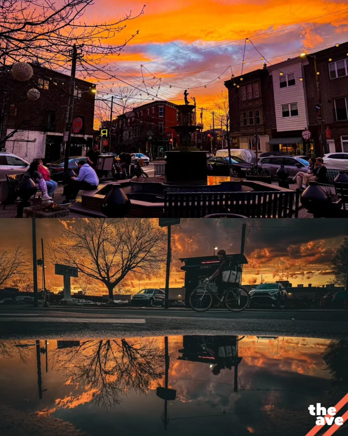 It's a great time of year for taking a moment to enjoy the sunset! 🌇🌇 These photos by @urphillypal capture the everyday grandeur of our beautiful neighborhood. 

📍@eastpassyunk

#eastpassyunkave #eastpassyunk #visiteastpassyunk #aveforall #southph