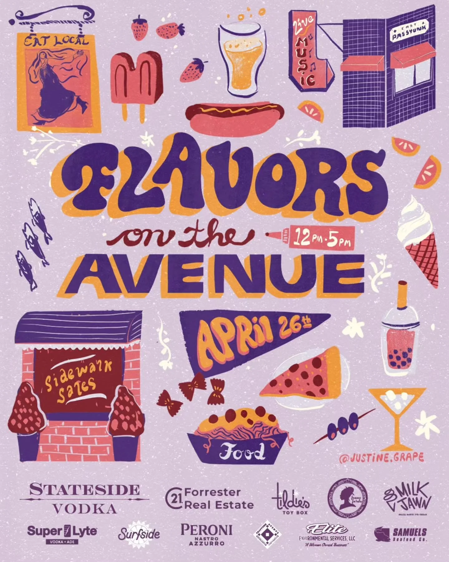 Flavors on the Avenue is back BIGGER &amp; BETTER than ever! ❤️&zwj;🔥

🟠 150+ vendors and small businesses
🟣 50+ restaurants, bars, food trucks, and street snacks
🟠 6 stages &amp; entertainment areas
🟣 Flavors Kids' Zone with interactive activit