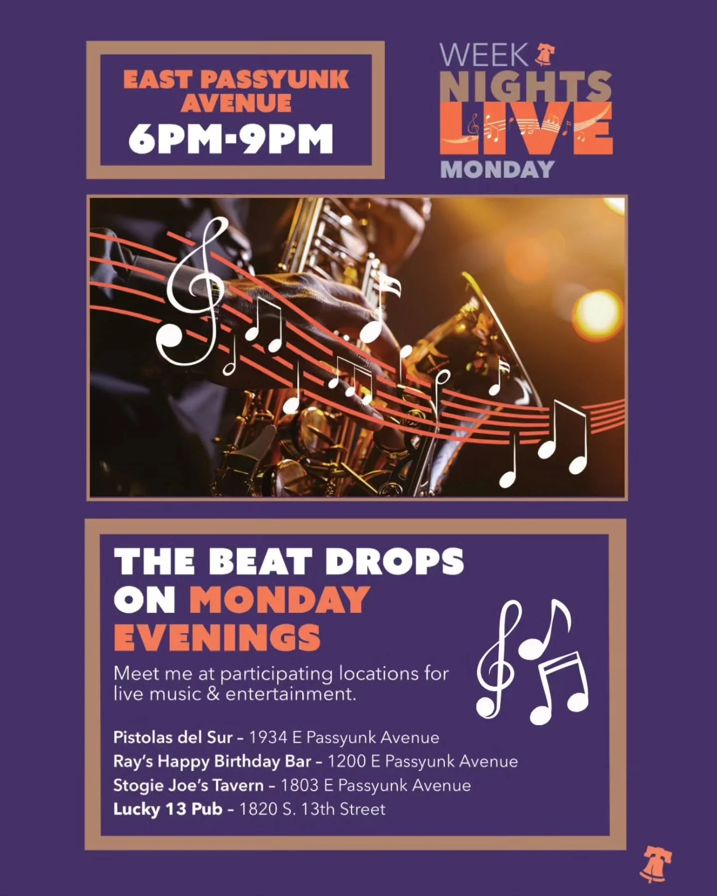 Weeknights Live: Monday Nights on East Passyunk Ave