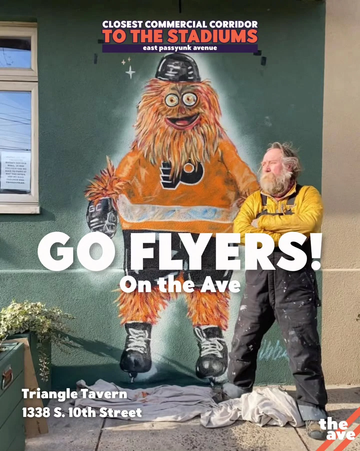 Did you know East Passyunk Avenue is the closest commercial corridor to @xfinitymobilearena and the Stadium District overall? 🥅 The Ave is your one-stop shop for celebrating the @philadelphiaflyers playoff season: from one-of-a-kind sports gear to s
