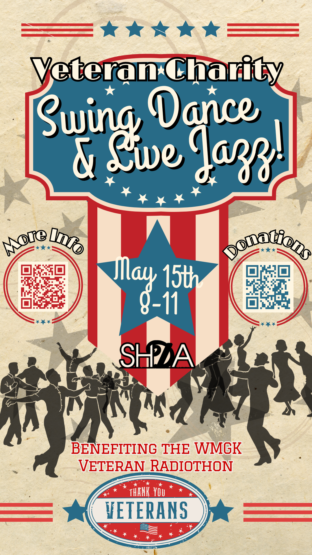 Society Hill Dance Academy - Swing Into Spring  WWII era dance party  fundraiser for Veterans