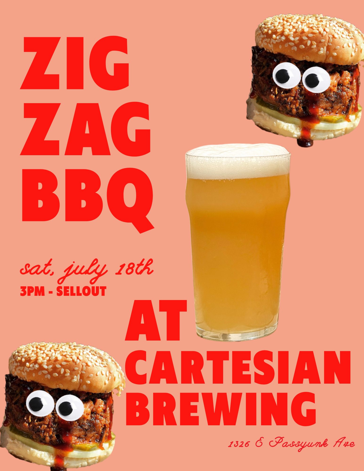 Cartesian Brewing - Zig Zag BBQ Popup @ Cartesian Brewing