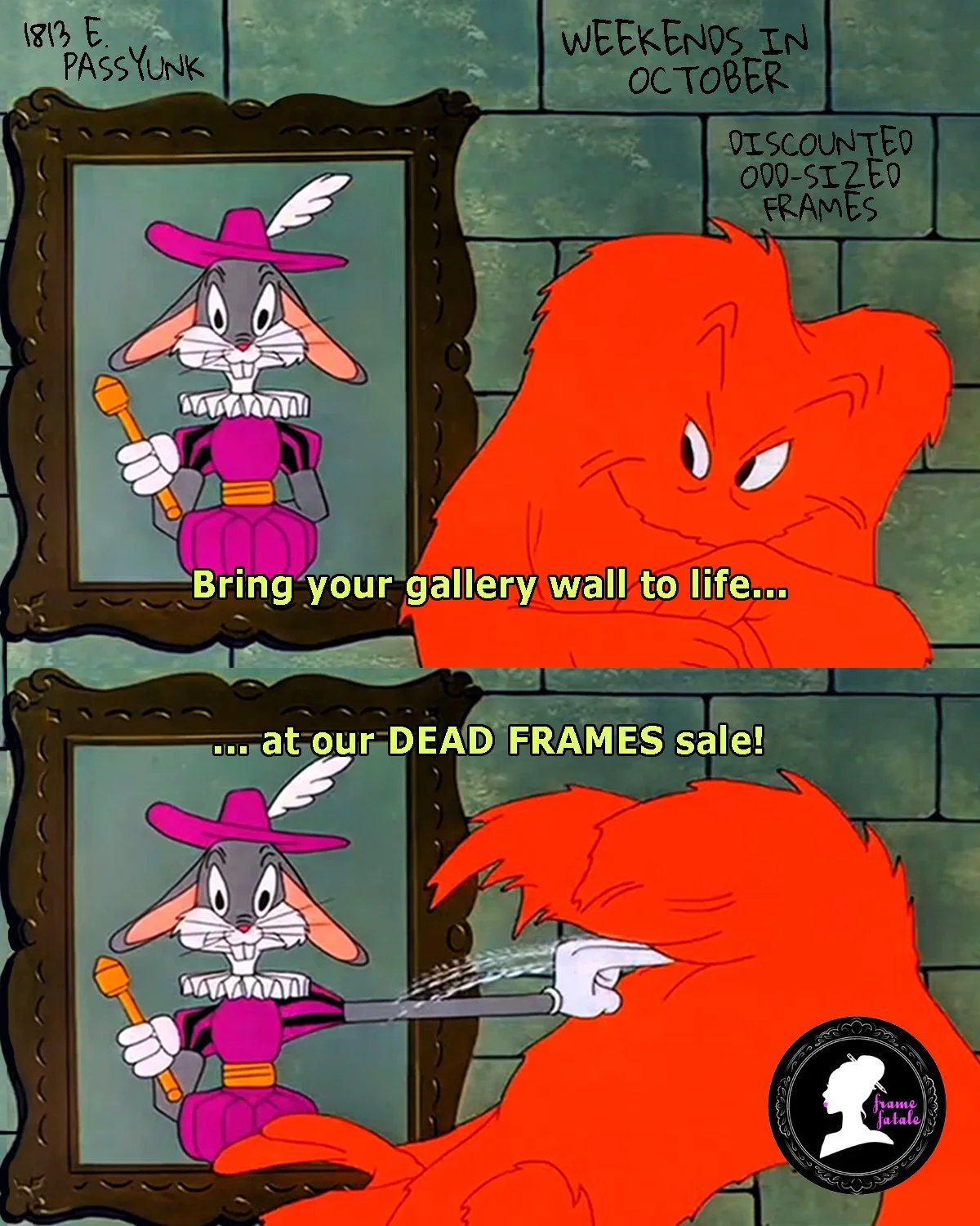 Frame Fatale - Dead Frames Sidewalk Sale