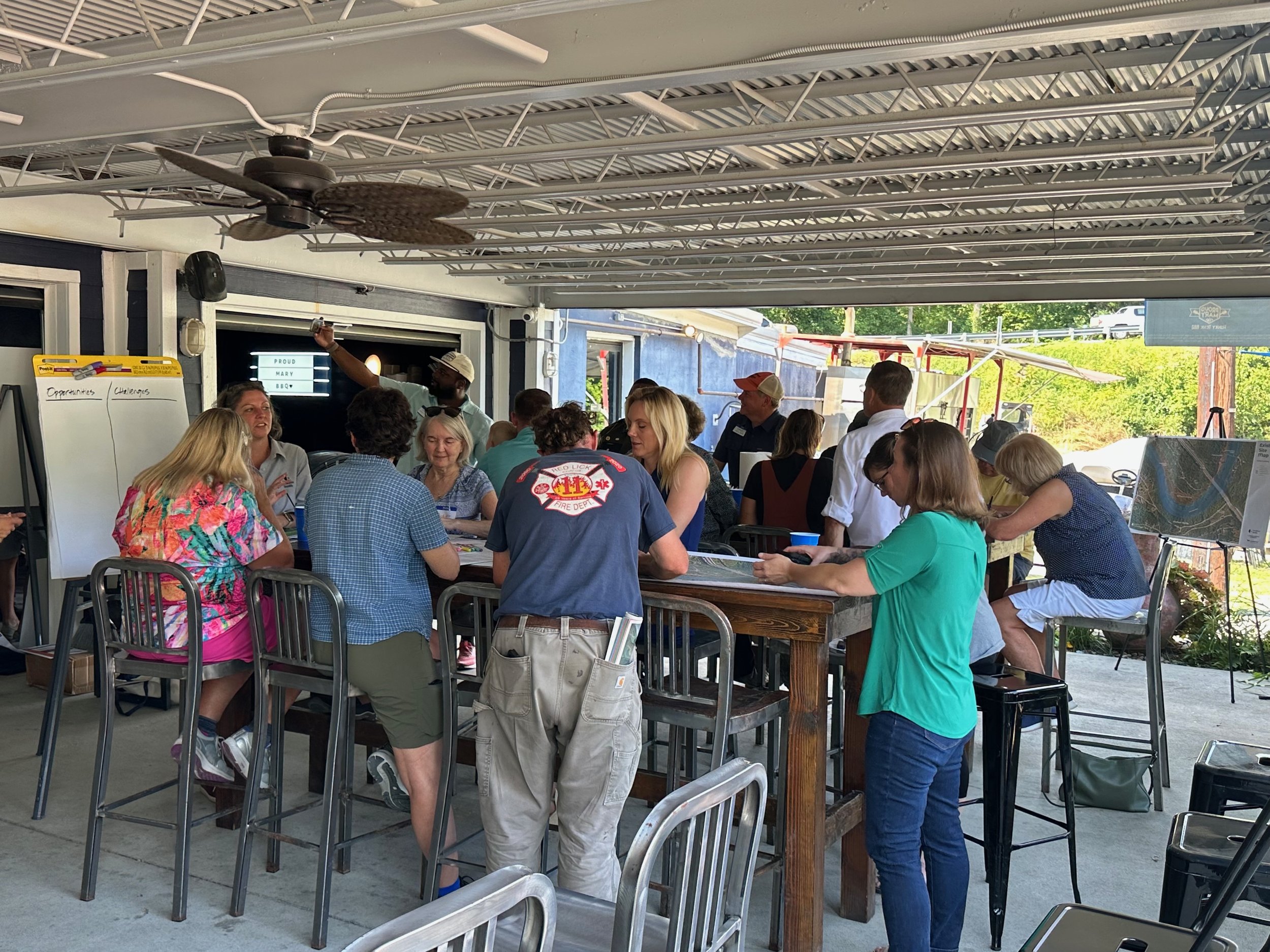 Stakeholder Open House at Proud Mary BBQ