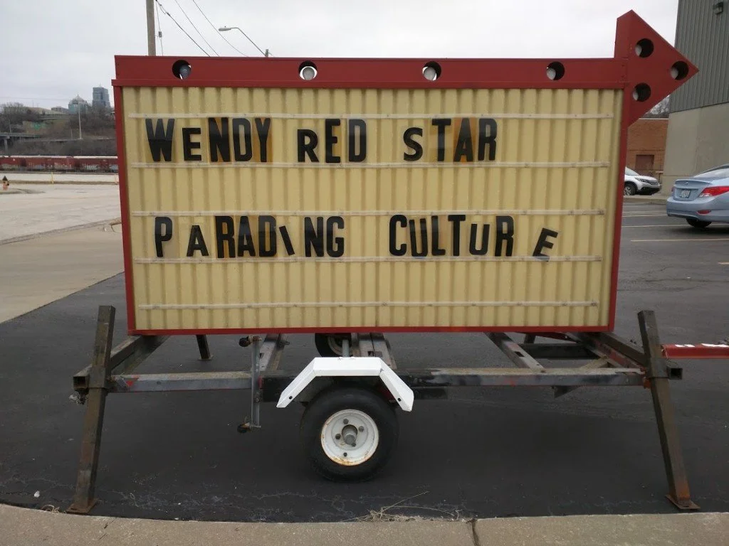 image of Gallery Signage courtesy of Haw Contemporary