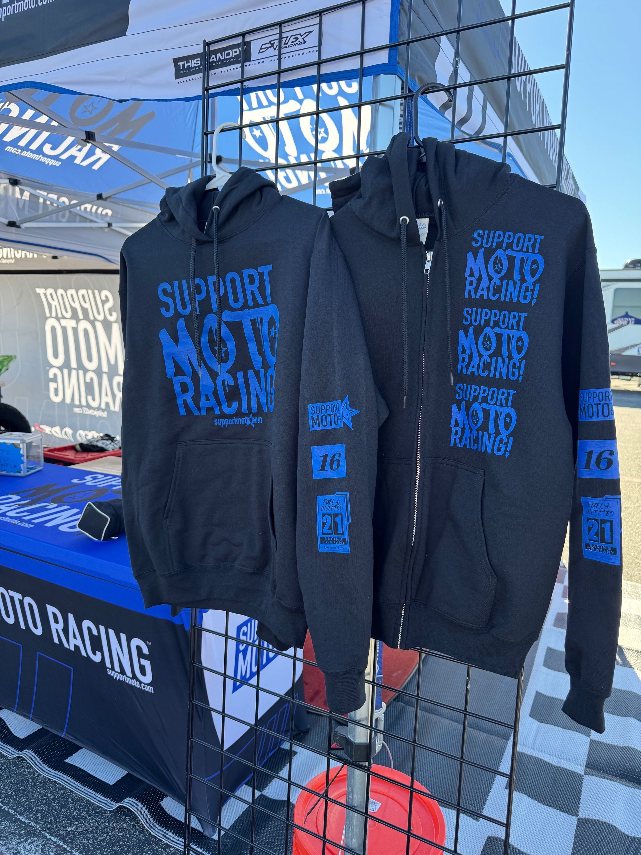 The BLUE Hoodie (zip & pullover)