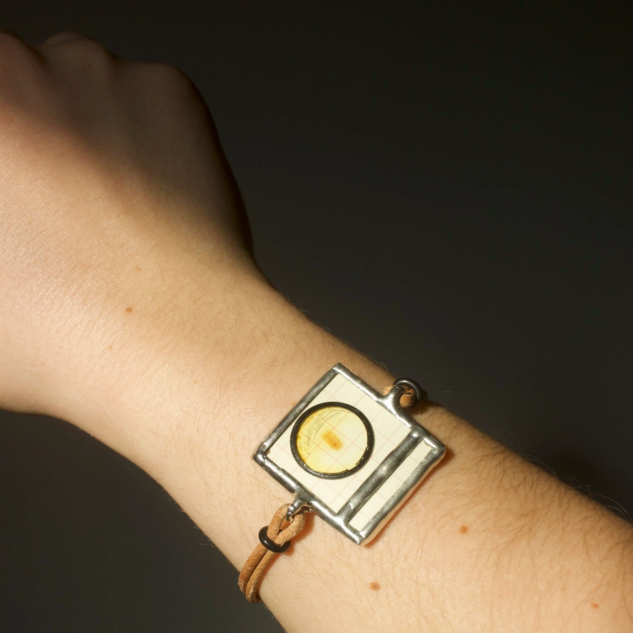 LIVERWORT PLANT SECTION BRACELET