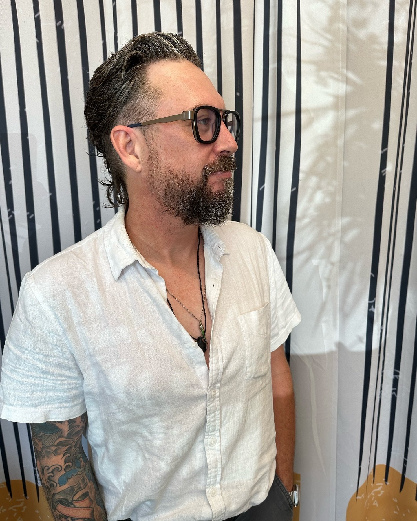 Hand dry style with shaping resins and some pomade too. #hairstorylift #cultandkingpomade #sarasotarazorcuts #sarasotahaircuts