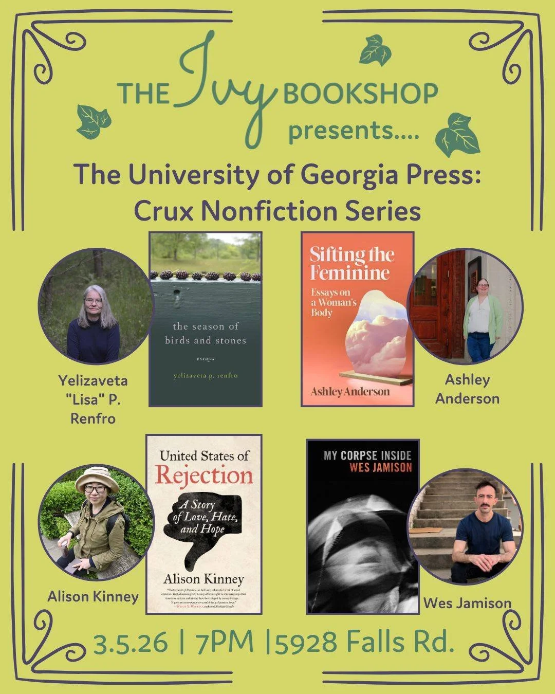 AWP26: UGA Press Crux Reading