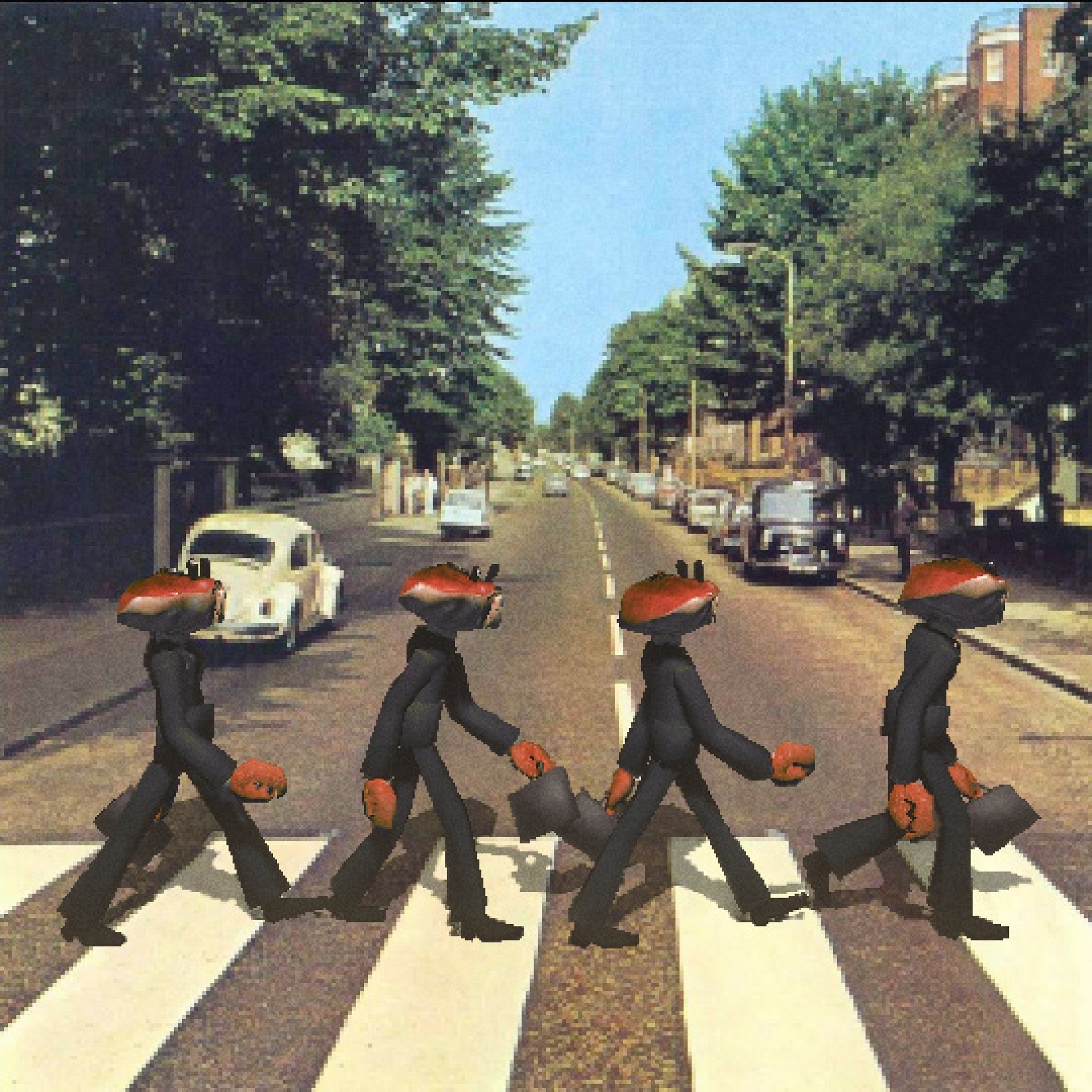 Crabbey Road 🦀🦀🦀🦀🦀🦀🦀

#blender #blender3d #3dart #3danimation #lowpoly #lowpoly3d #beatles #ringostarr #paulmccartney #georgeharrison #johnlennon