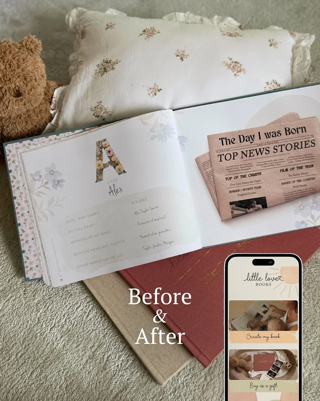 Because no mum has time for 17 craft supplies and thousands of unused photos sitting in their camera roll&hellip; enter Little Love Books. A seamless way to capture your baby&rsquo;s journey, add photos and treasure their first year.

Download the ap