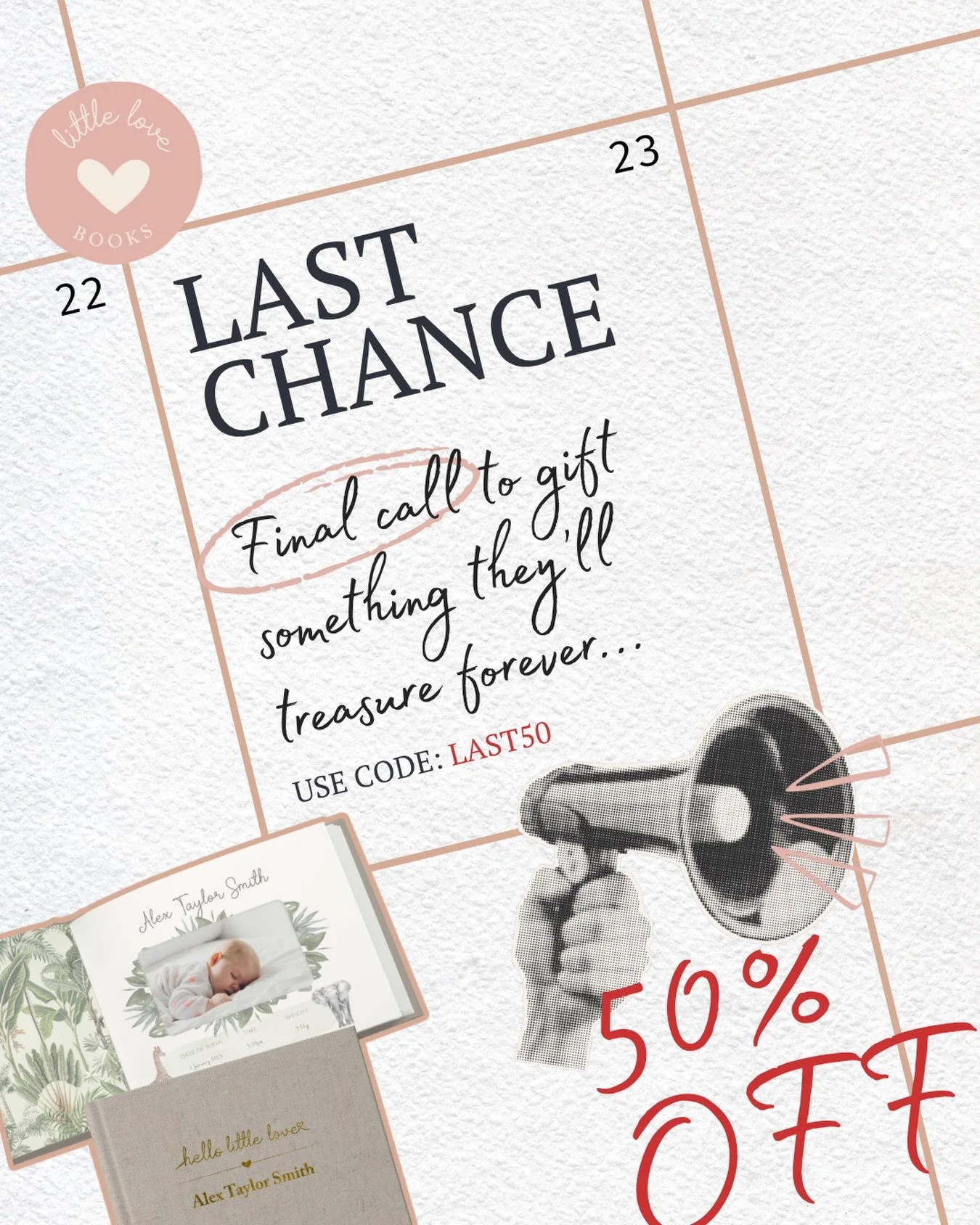 When time is tight, gift something that lasts forever&hellip;.

50% off for a short time only, ending very soon 📖🎁&nbsp;Use code LAST50 at checkout!

#LastMinuteGifts