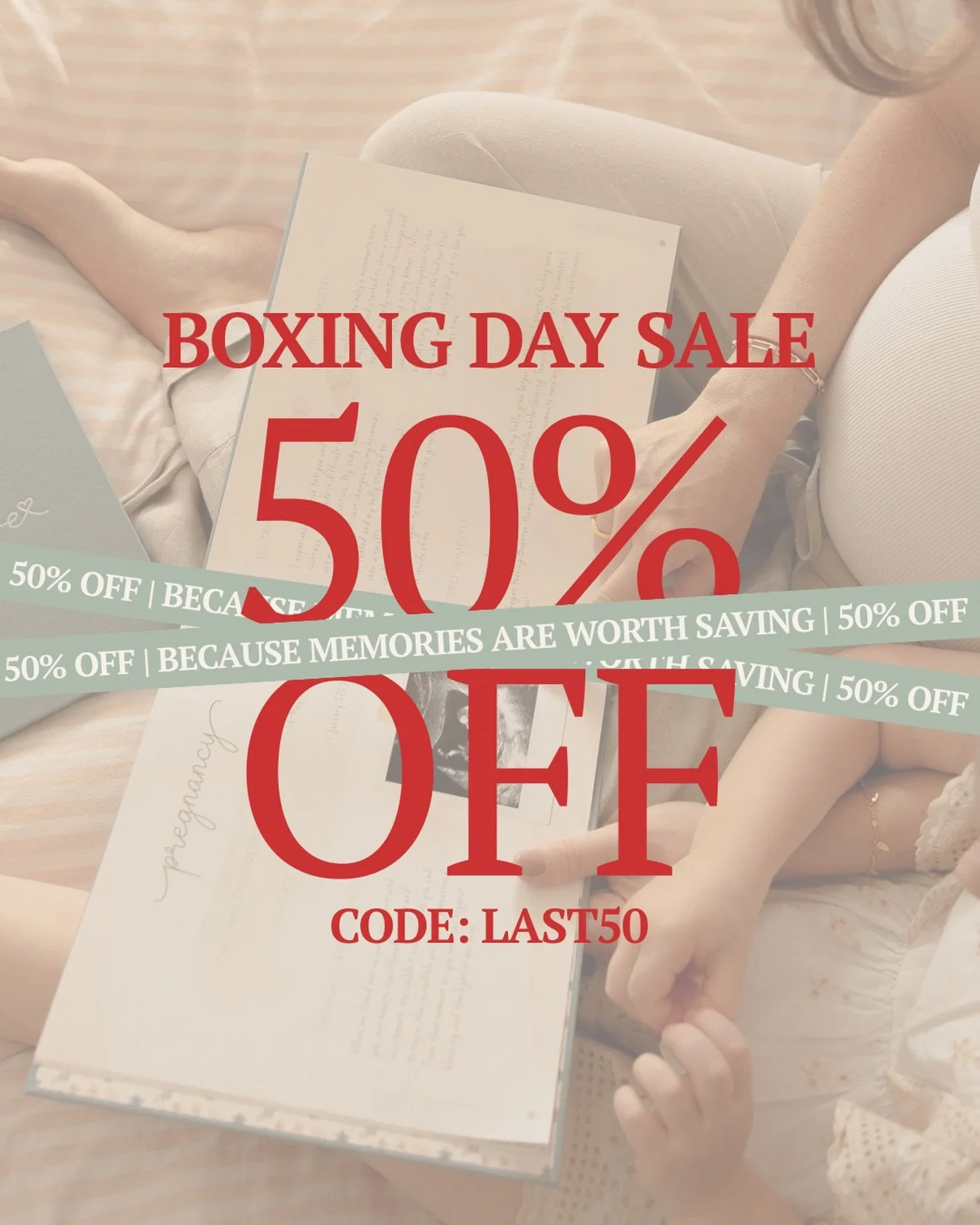 Boxing Day is for the moments worth keeping.

✨50% off Little Love Books✨

Turn the memories already living on your camera roll into a keepsake you&rsquo;ll treasure forever.

But hurry&hellip;. this offer won&rsquo;t last, use code LAST50 at checkou