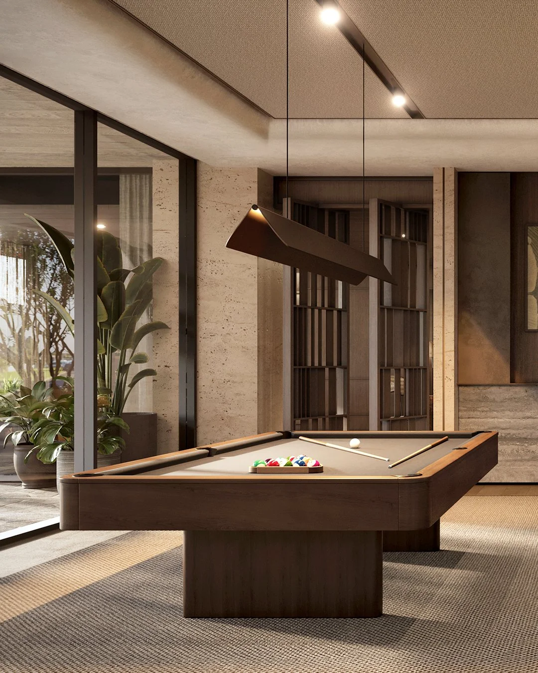 The Billiards Lounge at The Pitau has been designed as a natural extension of your luxury apartment. Select your cue, take your aim, and let the finest touch at the table prevail!

Whether you&rsquo;re a seasoned player or simply looking for a reason