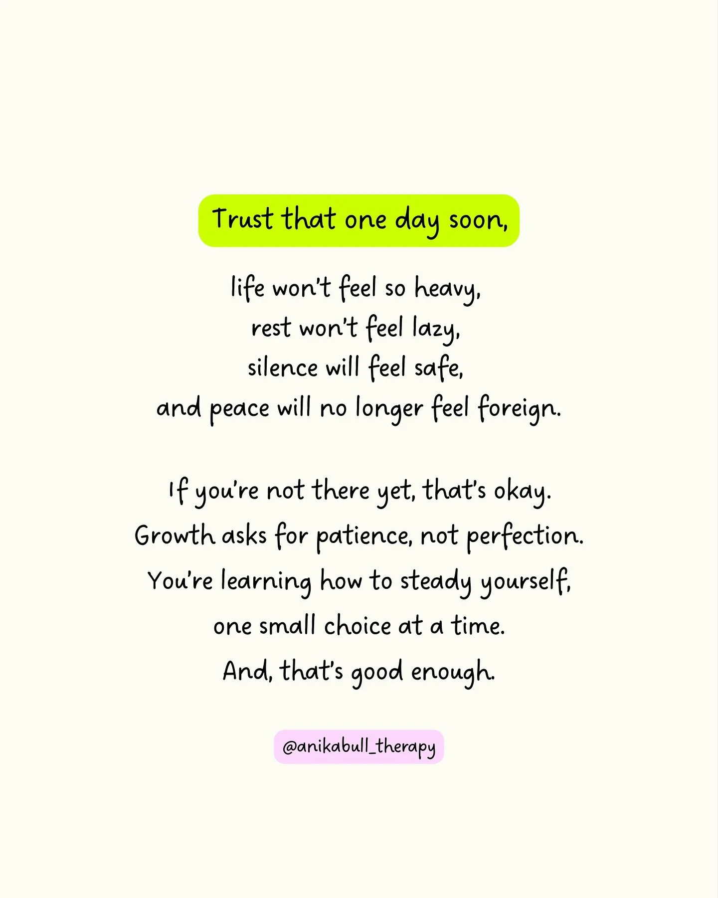 💚 Just a side note of hopeful vibes for you today.
 🌸 Affirmation: Each small choice is rewiring how I respond to life&rsquo;s waves.

.
.
.
#growth #mentalhealthmatters #mindfulness #selfcarematters #anxietyrelief #mentalwellness #restisrecovery #