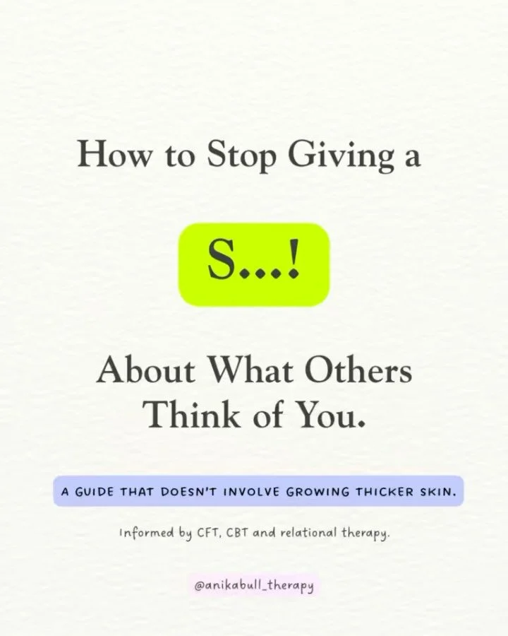 Caring about what others think doesn&rsquo;t mean you&rsquo;re insecure. It means you&rsquo;re human and wired for connection.

The work isn&rsquo;t to stop caring.
It&rsquo;s to stop turning other people&rsquo;s opinions into a verdict on who you ar