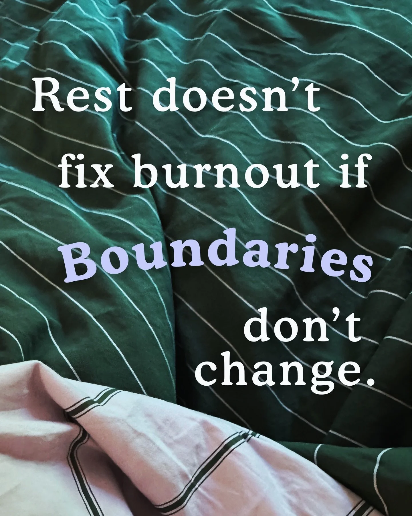 So many of us are resting, yet still feeling depleted.

Sleeping more. Taking breaks. Doing all the right things.

And still, the exhaustion returns.

Because the demands haven&rsquo;t changed. The emotional load hasn&rsquo;t changed. The pace hasn&r