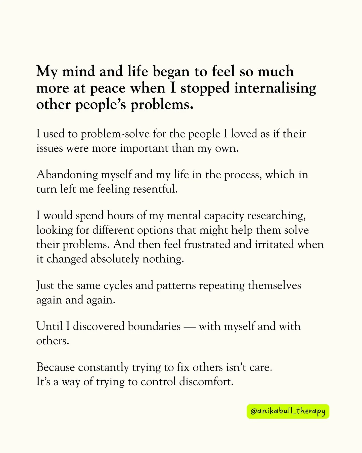 Selfish&hellip; or no longer self-abandoning?

Sometimes the only thing that needs to shift is how we see it. And how fortunate are we as humans, that we get to choose and change our perspective? 😮&zwj;💨

Just some reflections on this rainy Thursda