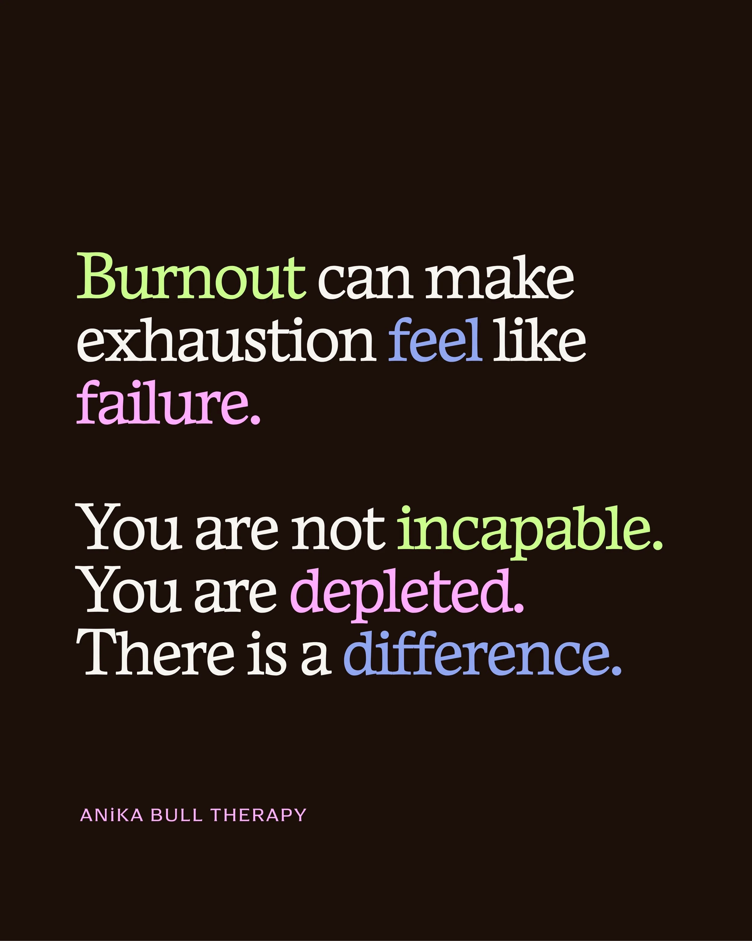 When we&rsquo;re mentally exhausted, it&rsquo;s easy to start questioning our abilities. If things that usually feel manageable are suddenly feeling harder, consider whether you need more recovery, rather than more self-criticism.

Sometimes, the mos